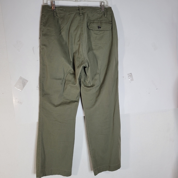 Womans Chicos Platinum Olive green cotton/spandex Pants Size 1 Short - Picture 6 of 11